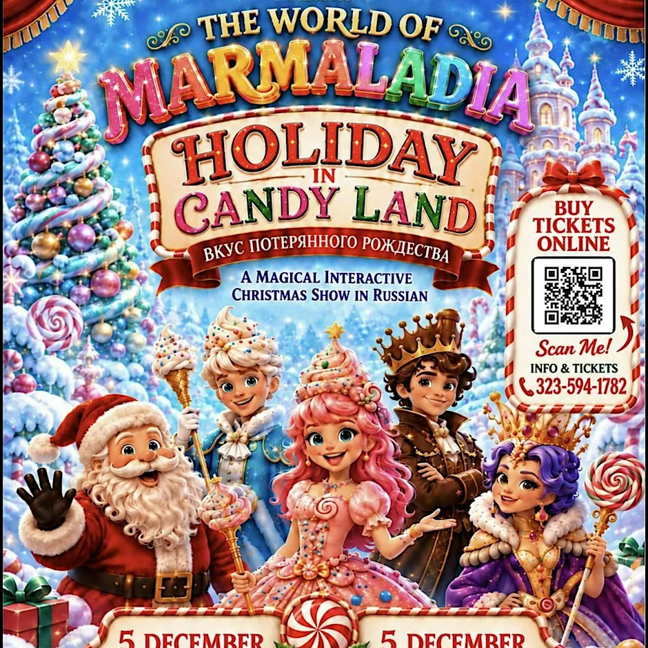The World of Marmaladia Christmas in Candy Land in Los Angeles